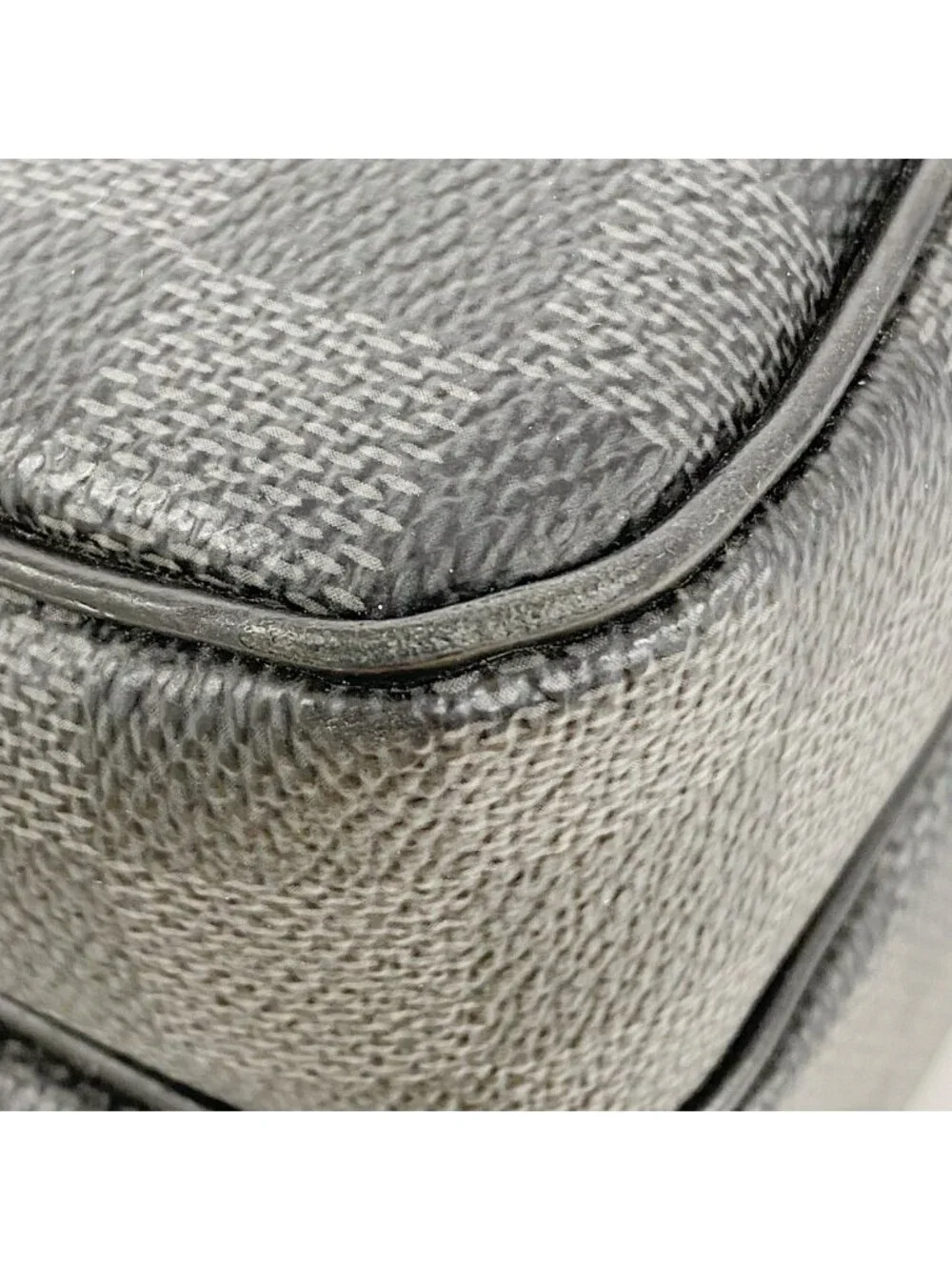 Louis Vuitton Shoulder Bag Damier Graphite Rem Black Gray